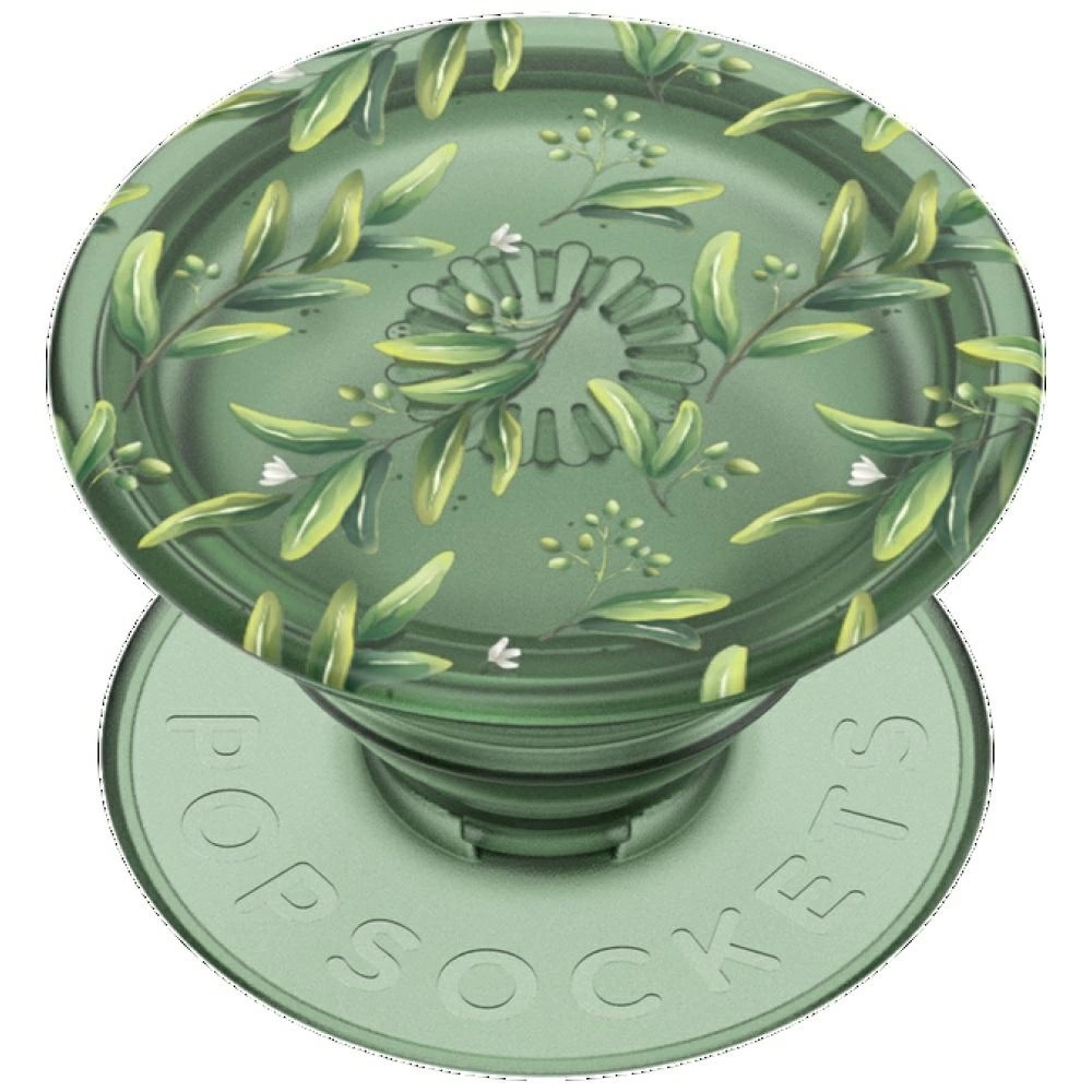 Popsockets PlantCore Grip Olive and Phone Standeng