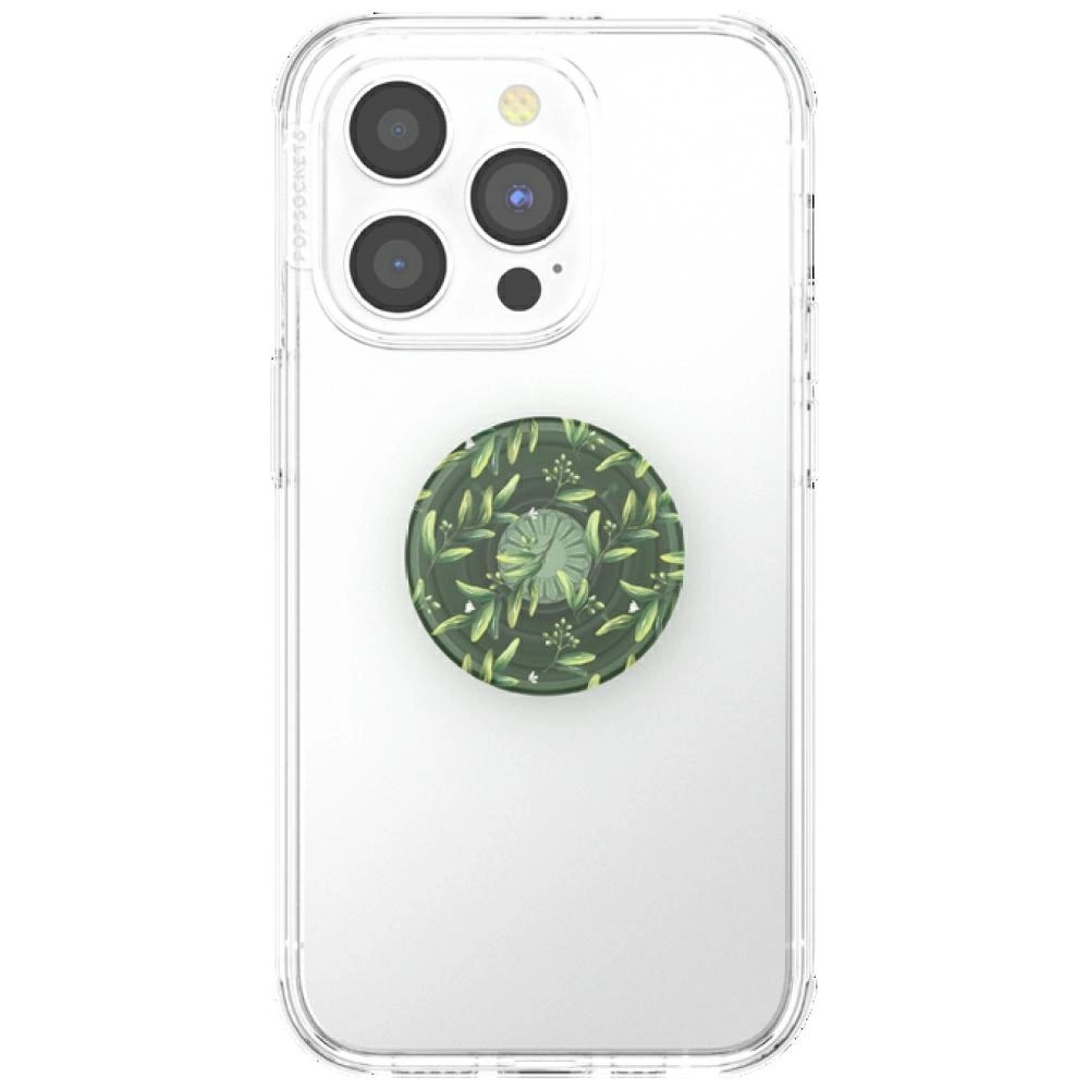 Popsockets PlantCore Grip Olive and Phone Standeng