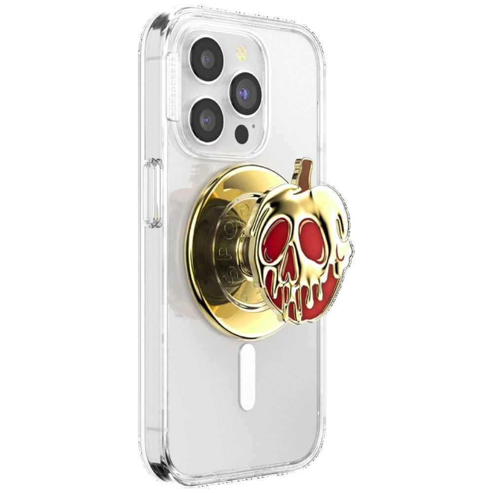 Popsockets Round Disney Enamel Poison Apple MagSafe Holder and Phone Standeng