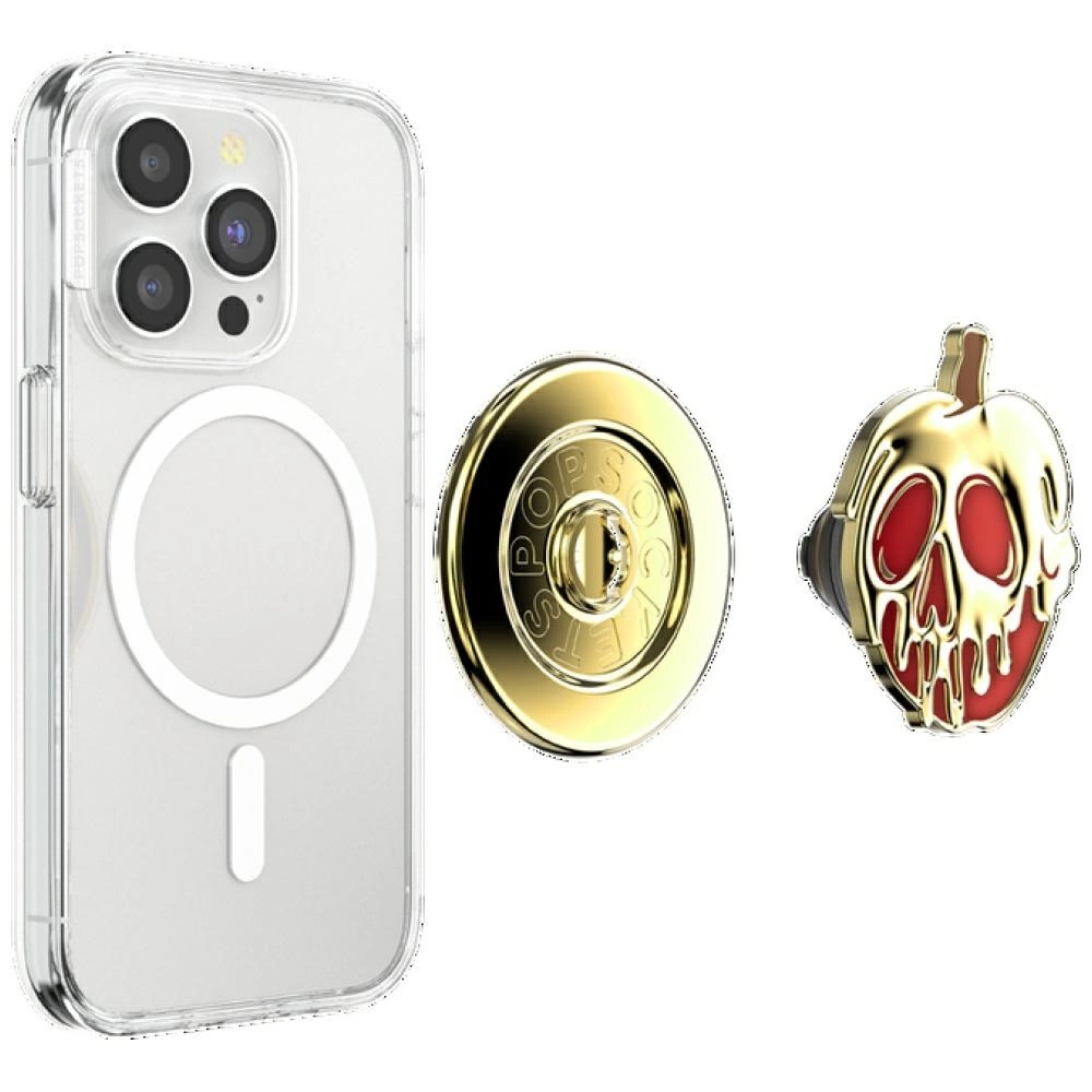 Popsockets Round Disney Enamel Poison Apple MagSafe Holder and Phone Standeng