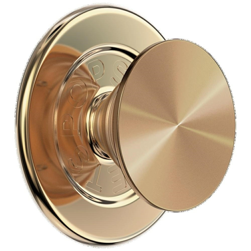 Popsockets Round Radial Gold Aluminum MagSafe Holder and Phone Standeng