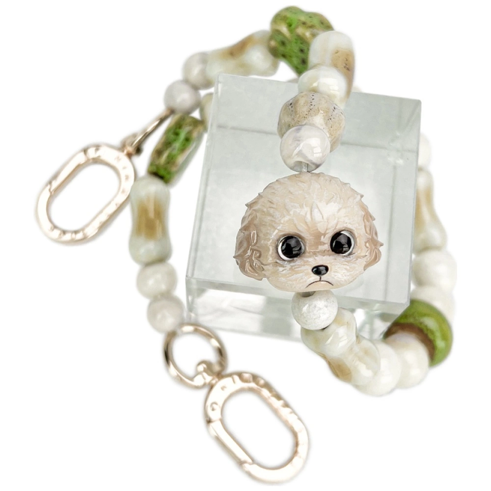 Nimmy New Big Eye Cute Pets 2.0 Bag Charm - Browneng