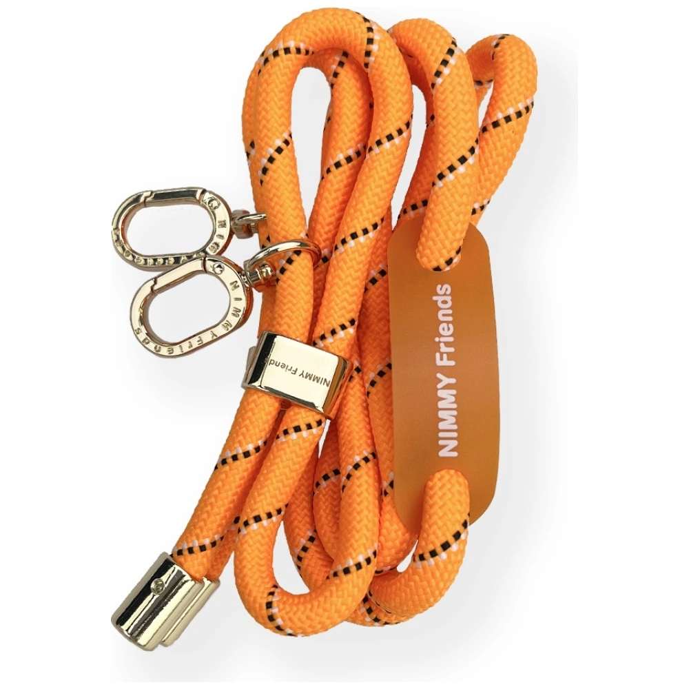 Nimmy Cool&Cute 2.0 crossbody + handstrap set - orange and blackeng