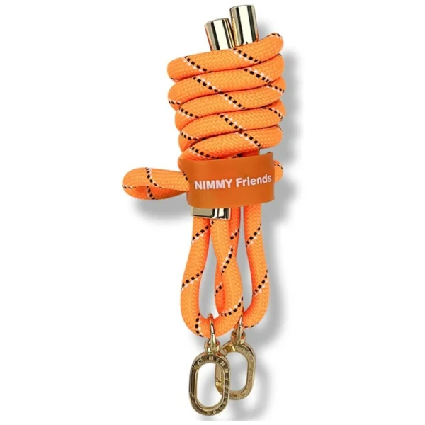 Nimmy Cool&Cute 2.0 crossbody + handstrap set - orange and blackeng