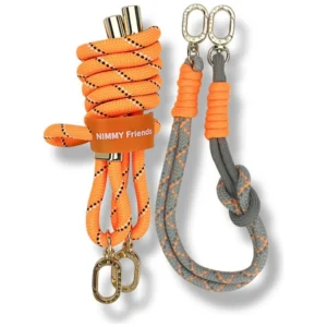 Nimmy Cool&Cute 2.0 crossbody + handstrap set - orange-grayeng