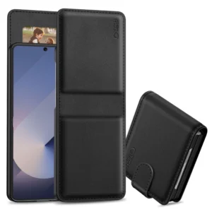 Tech-Protect Wallet Case for Samsung Galaxy Z Flip 7 - Blackeng