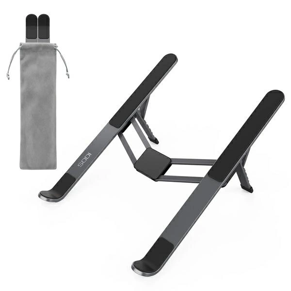 SODI Adjustable Folding Laptop Stand - Grayeng