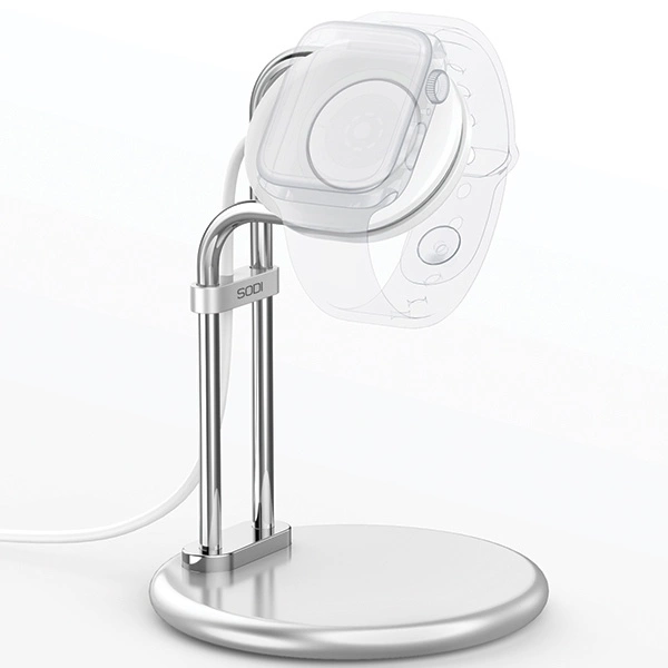 SODI SAW-300 Apple Watch Stand - Silvereng