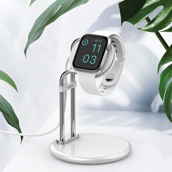 SODI SAW-300 Apple Watch Stand - Silvereng