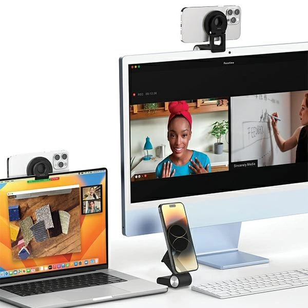 SODI BM-330 3-in-1 induction multifunction holder for iMac - whiteeng