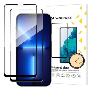 Set of 2 Wozinsky Full Glue Tempered Glass for Samsung Galaxy M56eng