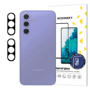 Black Wozinsky Full Camera Glass for Samsung Galaxy A17 / A17 5G, Set of 2eng