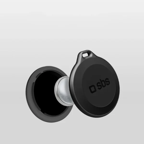 SBS Track My Circle Waterproof IP65 Locator Compatible with Apple Find My - Blackeng