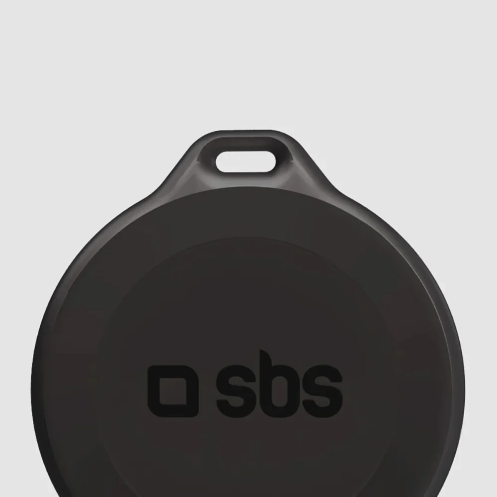 SBS Track My Circle Waterproof IP65 Locator Compatible with Apple Find My - Blackeng