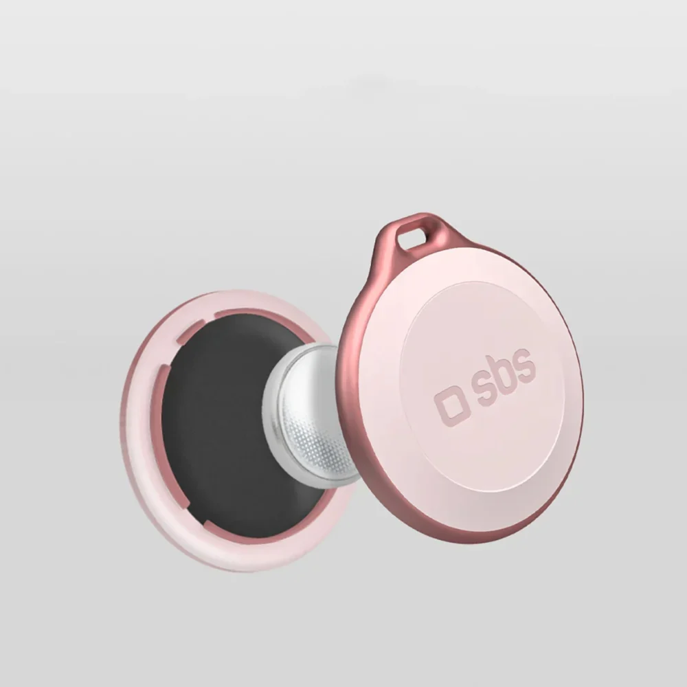 SBS Track My Circle Waterproof IP65 Locator Compatible with Apple Find My - Pinkeng