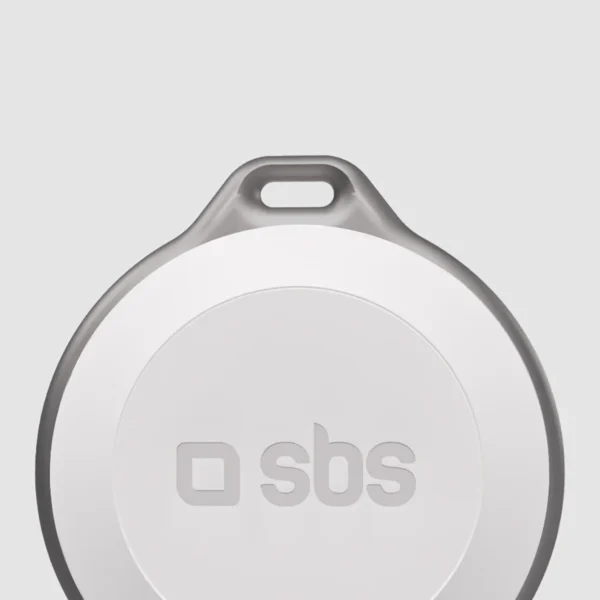 SBS Track My Circle Waterproof IP65 Locator Compatible with Apple Find My - Whiteeng