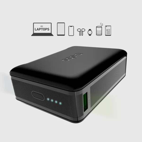 Powerbank SBS 20000mAh 65W PD AFC USB-C USB-A for laptop, tablet, smartphone - blackeng