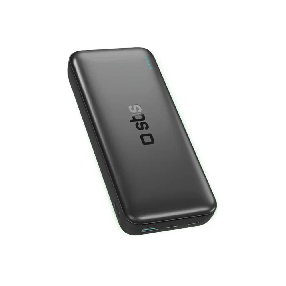 SBS Infinity Power Bank 20000mAh 10W LiFePo₄ USB-A USB-C - Blackeng