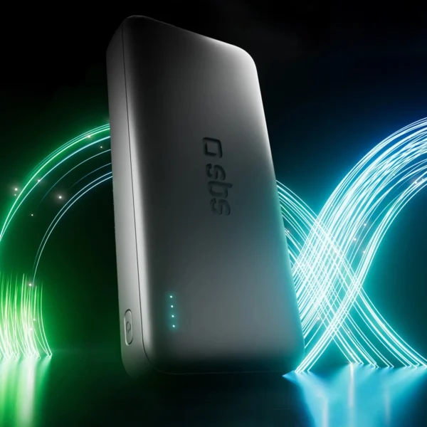 SBS Infinity Power Bank 20000mAh 10W LiFePo₄ USB-A USB-C - Blackeng