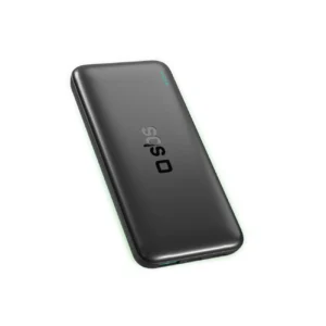 SBS Infinity Power Bank 10000mAh 10W LiFePo₄ USB-A USB-C - Blackeng
