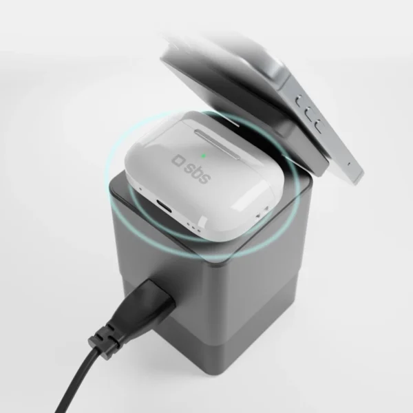 SBS Power Dock 6-in-1 with MagSafe, Stand, and USB-C Cables 65W – Blackeng