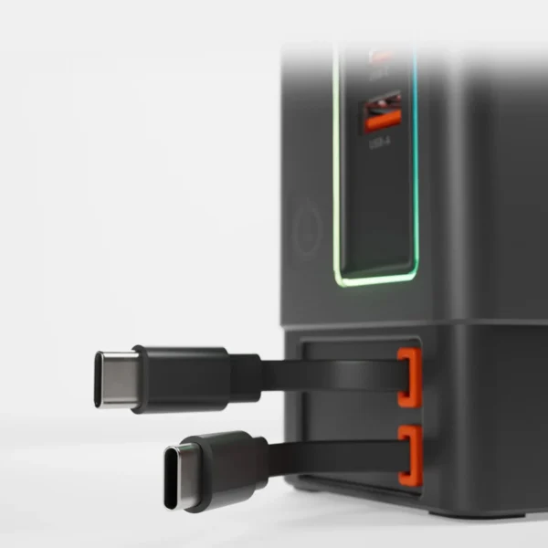 SBS Power Dock 6-in-1 with MagSafe, Stand, and USB-C Cables 65W – Blackeng