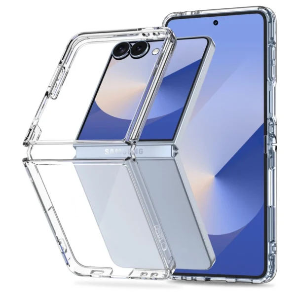 Tech-Protect FlexAir Hybrid Case for Samsung Galaxy Z Flip 7 - Transparenteng