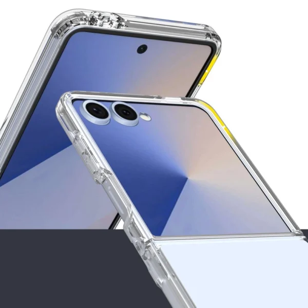Tech-Protect FlexAir Hybrid Case for Samsung Galaxy Z Flip 7 - Transparenteng