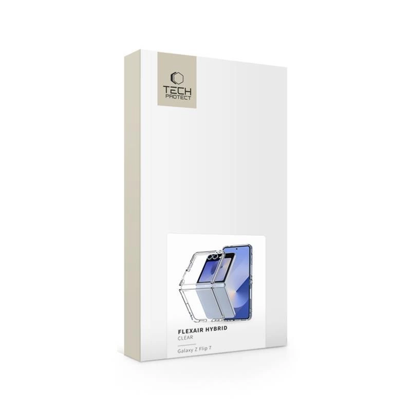 Tech-Protect FlexAir Hybrid Case for Samsung Galaxy Z Flip 7 - Transparenteng
