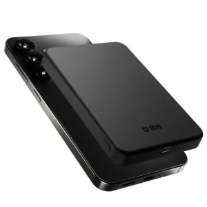 SBS Mag Power Qi2 5000 mAh Powerbank Compatible with MagSafe - Blackeng