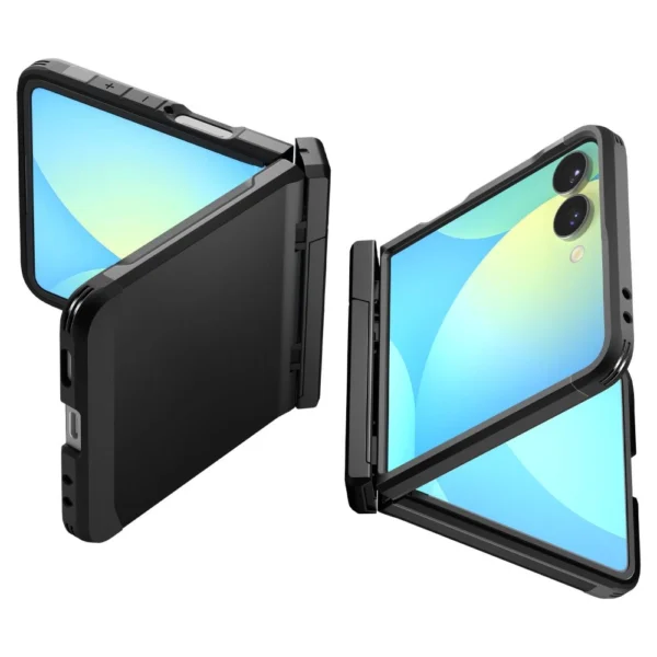 Spigen Tough Armor Pro Mag MagSafe Case for Samsung Galaxy Z Flip 7 - Blackeng