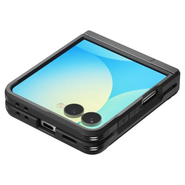 Spigen Tough Armor Pro Mag MagSafe Case for Samsung Galaxy Z Flip 7 - Blackeng