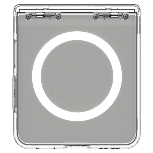 Spigen Ultra Hybrid Pro Mag MagSafe Case for Samsung Galaxy Z Flip 7 - Clear and Whiteeng