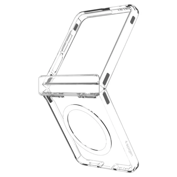 Spigen Ultra Hybrid Pro Mag MagSafe Case for Samsung Galaxy Z Flip 7 - Clear and Whiteeng