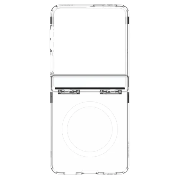 Spigen Ultra Hybrid Pro Mag MagSafe Case for Samsung Galaxy Z Flip 7 - Clear and Whiteeng