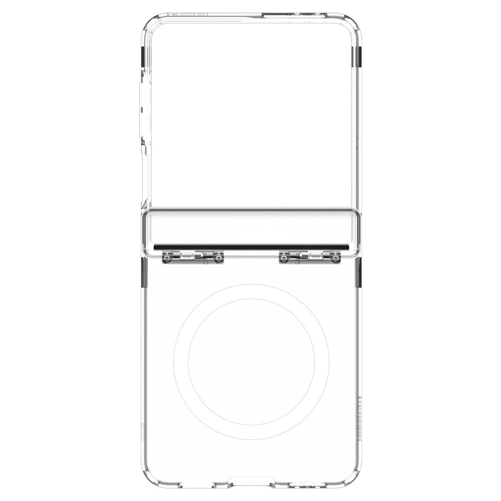 Spigen Ultra Hybrid Pro Mag MagSafe Case for Samsung Galaxy Z Flip 7 - Clear and Whiteeng