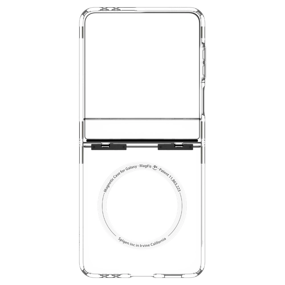 Spigen Ultra Hybrid Pro Mag MagSafe Case for Samsung Galaxy Z Flip 7 - Clear and Whiteeng