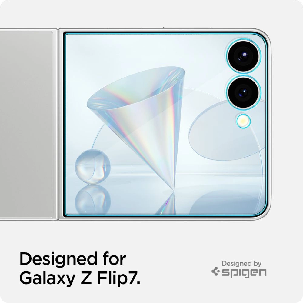 Spigen Glas.TR EZ Fit HD Tempered Glass Screen Protector for Samsung Galaxy Z Flip 7 - Transparenteng