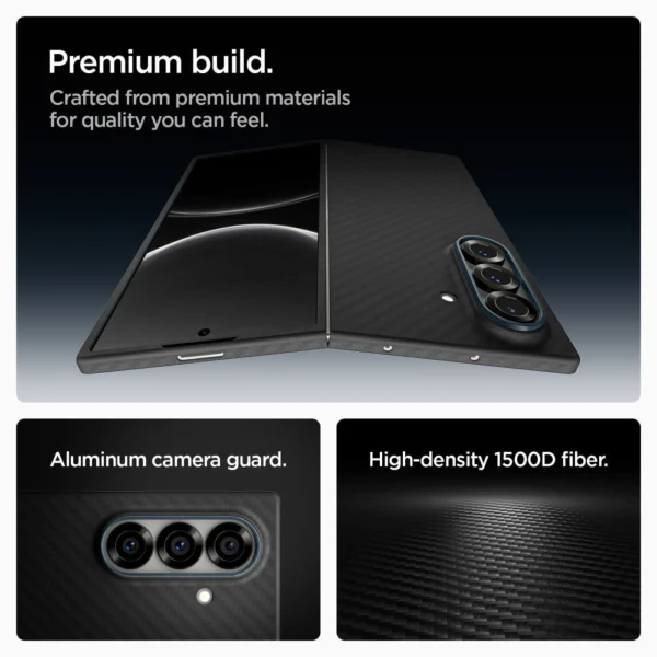 Spigen AirSkin Aramid Case for Samsung Galaxy Z Fold 7 - Blackeng