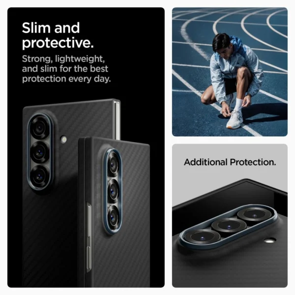 Spigen AirSkin Aramid Case for Samsung Galaxy Z Fold 7 - Blackeng