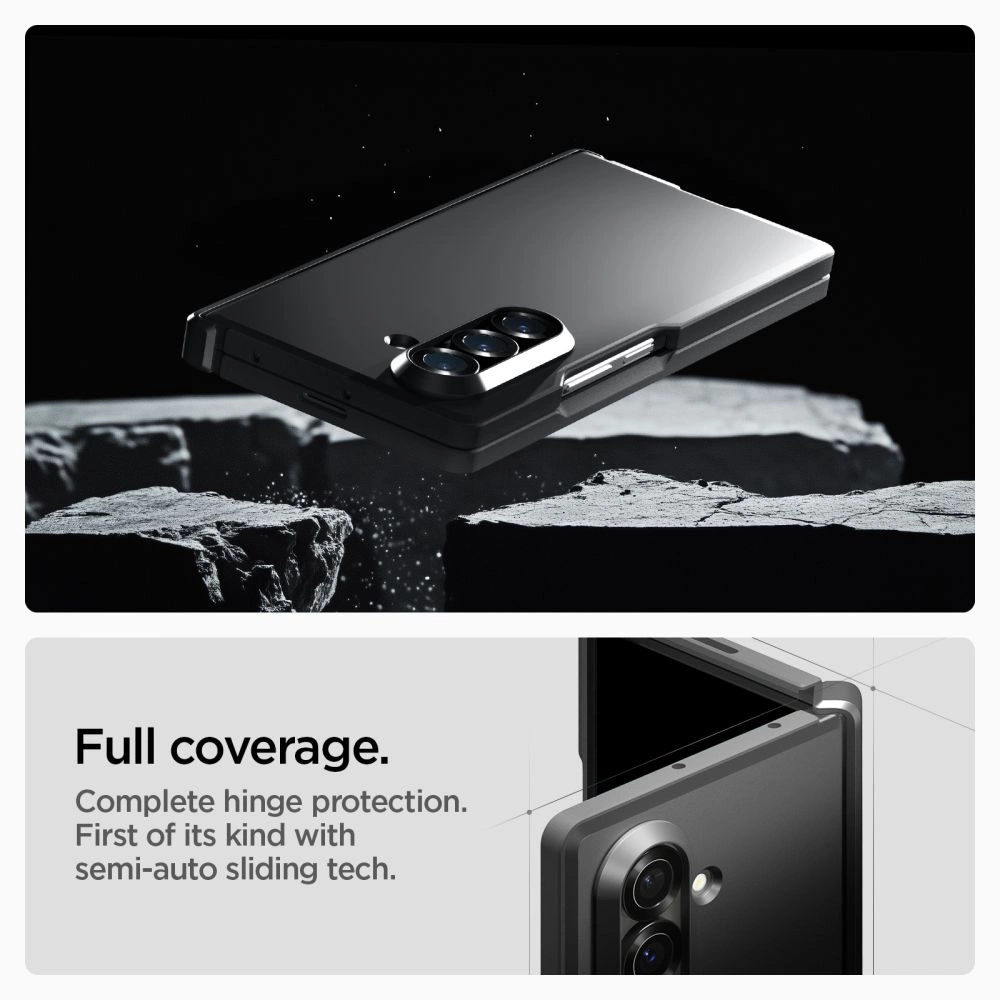 Spigen Tough Armor Pro Mag MagSafe Case for Samsung Galaxy Z Fold 7 - Blackeng