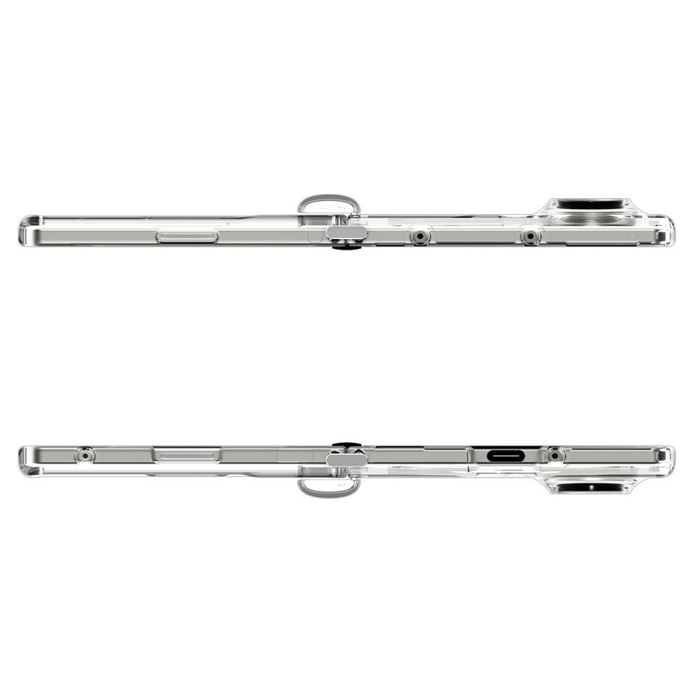 Spigen Tough Armor Pro Mag MagSafe Case for Samsung Galaxy Z Fold 7 - Clear and Whiteeng