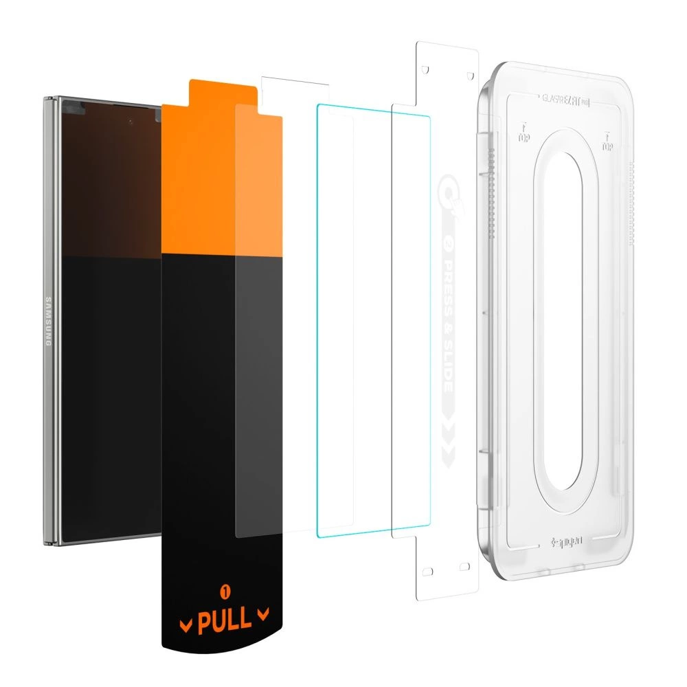 Spigen Glas.TR EZ Fit Pro HD Tempered Glass 2-pack for Samsung Galaxy Z Fold 7 - Transparenteng