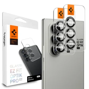 Spigen Optik Pro HD Glas.TR EZ Fit 2-pack Camera Protector for Samsung Galaxy Z Fold 7 - Blackeng