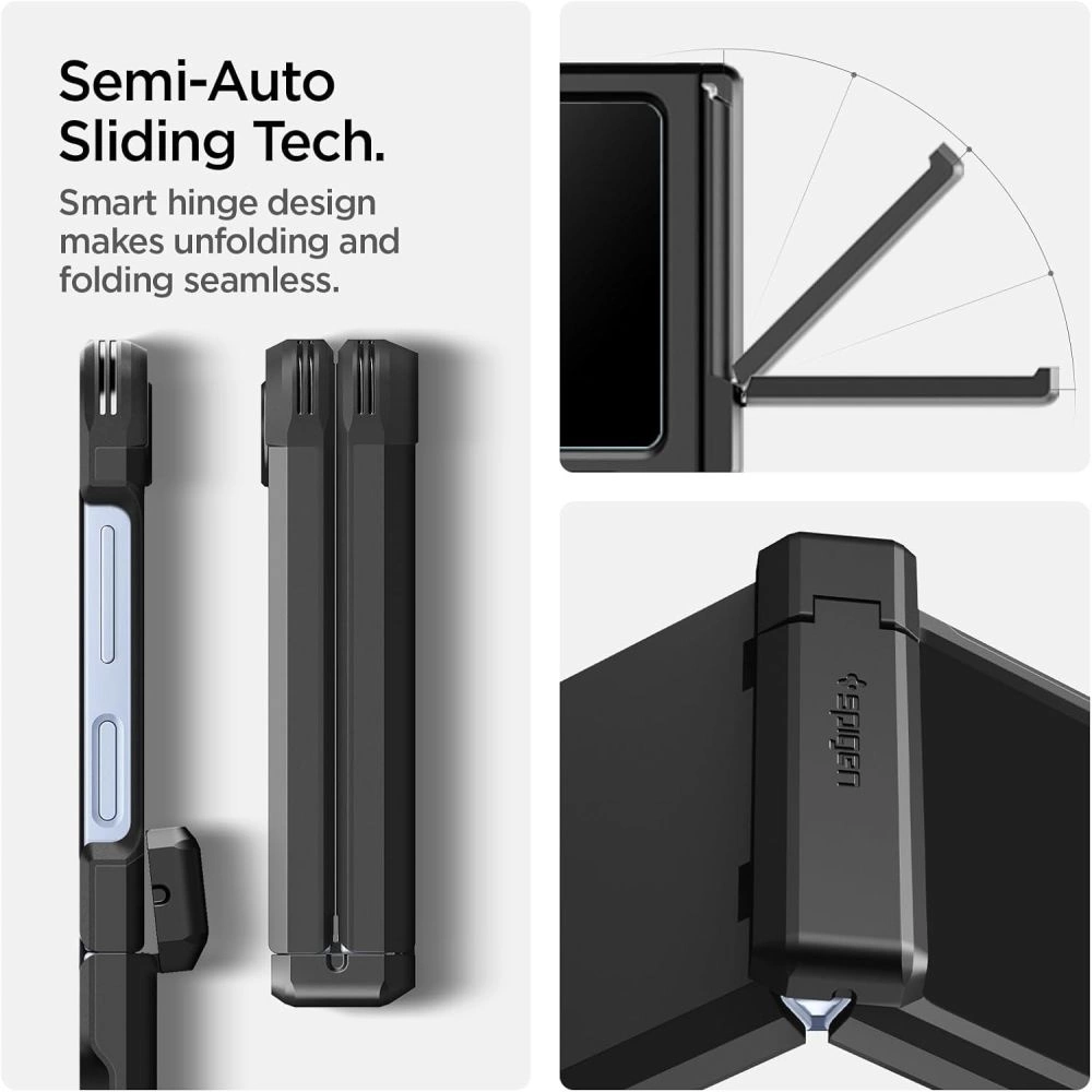 Spigen Tough Armor Pro Mag MagSafe Case for Samsung Galaxy Z Flip 6 / 7 FE - Blackeng