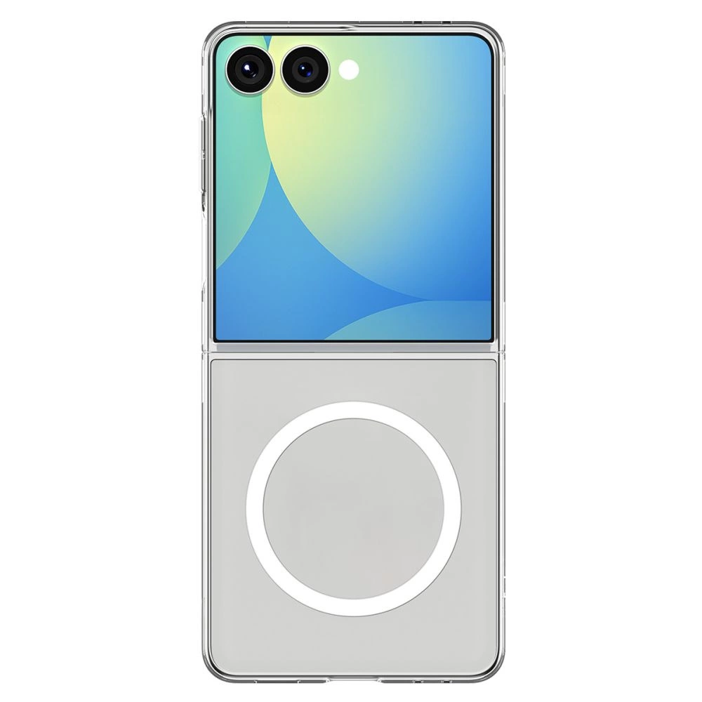 Spigen AirSkin Mag MagSafe Case for Samsung Galaxy Z Flip 7 - Clear and Whiteeng