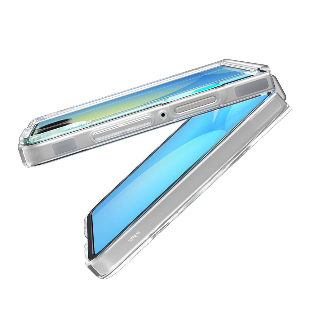 Spigen AirSkin Mag MagSafe Case for Samsung Galaxy Z Flip 7 - Clear and Whiteeng