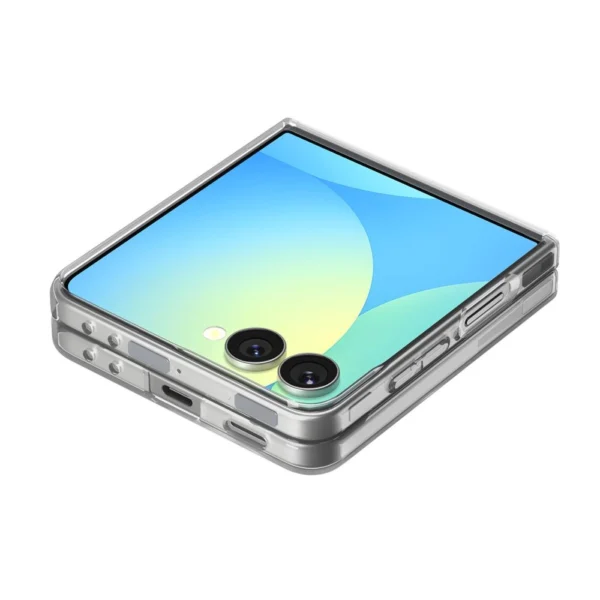 Spigen AirSkin Mag MagSafe Case for Samsung Galaxy Z Flip 7 - Clear and Whiteeng