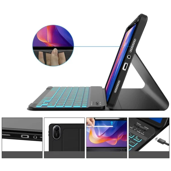 Tech-Protect SC Pen Case for Xiaomi Redmi Pad 2 11.0 with Keyboard - Blackeng