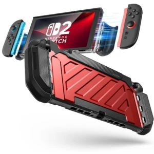 Supcase Unicorn Beetle Pro Case for Nintendo Switch 2 - Red and Blackeng